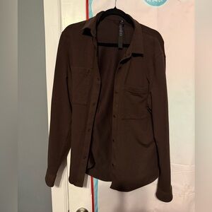 Lululemon Men’s Soft Knit Overshirt – Espresso medium